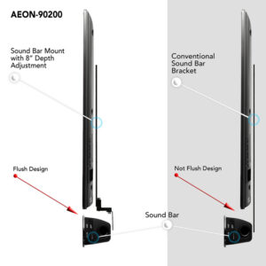 AEON-90200 Depth Adjusting Soundbar Mount - Image 5