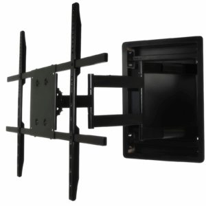 AEON 50101 Recessed In Wall TV Mount for 42 to 80 Inch TVs LCD, LED, or Plasma - Extends 28 Inches